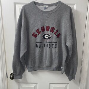 Vintage Gray Georgia Bulldogs Sweatshirt